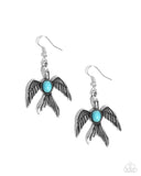 Paparazzi "Soaring Stones" Blue Earrings Paparazzi Jewelry