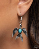 Paparazzi "Soaring Stones" Blue Earrings Paparazzi Jewelry