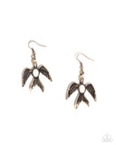 Paparazzi "Soaring Stones" White Earrings Paparazzi Jewelry