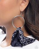 Paparazzi "Bandana Belleza" Blue Earrings Paparazzi Jewelry