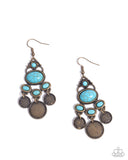 Paparazzi "Chandelier Candor" Brass Earrings Paparazzi Jewelry