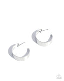 Paparazzi "Sleek Secret" Silver Post Earrings Paparazzi Jewelry