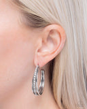 Paparazzi "Commanding Culture" White Post Earrings Paparazzi Jewelry