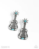 Paparazzi "Country Comeback" Blue Fashion Fix Post Earrings Paparazzi Jewelry