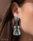 Paparazzi "Country Comeback" Blue Fashion Fix Post Earrings Paparazzi Jewelry