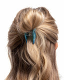 Paparazzi "Smooth Seashell" Blue Hair Clip Paparazzi Jewelry