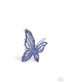Paparazzi "Fluttering Falsetto" Blue Hair Clip Paparazzi Jewelry