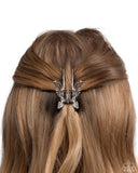 Paparazzi "Fluttering Falsetto" Blue Hair Clip Paparazzi Jewelry