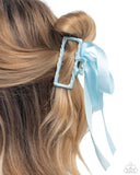 Paparazzi "Haute Hairstylist" Blue Hair Clip Paparazzi Jewelry