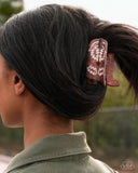 Paparazzi "Boot Scootin Behavior" Brown Hair Clip Paparazzi Jewelry