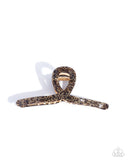 Paparazzi "Seize the Spots" Brown Hair Clip Paparazzi Jewelry
