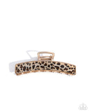 Paparazzi "Cheetah Clip" Brown Hair Clip Paparazzi Jewelry
