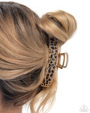 Paparazzi "Cheetah Clip" Brown Hair Clip Paparazzi Jewelry