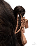Paparazzi "Harmonious Hairstylist" Brown Hair Clip Paparazzi Jewelry