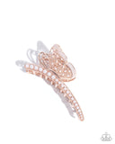 Paprazzi "Pastoral Pearls" Rose Gold Hair Clip Paparazzi Jewelry