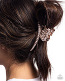 Paprazzi "Pastoral Pearls" Rose Gold Hair Clip Paparazzi Jewelry