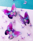 Paparazzi "Monarch Model" Purple Hair Clip Paparazzi Jewelry