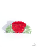 Paparazzi "Blooming Baddie" Red Hair Clip Paparazzi Jewelry
