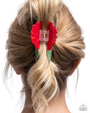 Paparazzi "Blooming Baddie" Red Hair Clip Paparazzi Jewelry