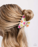 Paparazzi "Hawaiian Harmony" White Hair Clip Paparazzi Jewelry