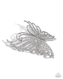 Paparazzi "Floating Fanfare" White Hair Clip Paparazzi Jewelry