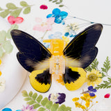 Paparazzi "Monarch Model" Yellow Hair Clip Paparazzi Jewelry