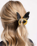 Paparazzi "Monarch Model" Yellow Hair Clip Paparazzi Jewelry