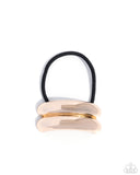 Paparazzi "Headlining Hair Toss" Gold Hair Clip Paparazzi Jewelry