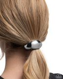 Paparazzi "Striking Selfie" Silver Hair Clip Paparazzi Jewelry
