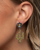 Paparazzi "Cactus Cascade & Cause" Yellow Necklace & Bracelet Jewelry Set Paparazzi Jewelry