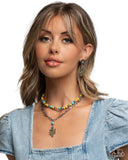 Paparazzi "Cactus Cascade & Cause" Yellow Necklace & Bracelet Jewelry Set Paparazzi Jewelry
