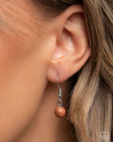 Paparazzi "Cactus Cascade & Cause" Brown Necklace & Post Earrings Jewelry Set Paparazzi Jewelry