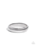 Paparazzi "Flashy Fringe" Silver Bracelet Paparazzi Jewelry