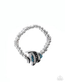 Paparazzi "Admirable Angelfish" Blue Bracelet Paparazzi Jewelry