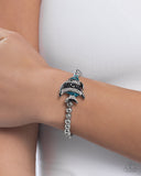 Paparazzi "Admirable Angelfish" Blue Bracelet Paparazzi Jewelry