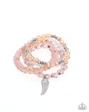 Paparzzi "Angelic Aesthetic" Pink Bracelet Paparazzi Jewelry