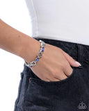 Paparazzi "Heartfelt Headline" Purple Bracelet Paparazzi Jewelry