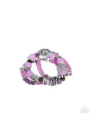 Paparazzi "Colorful Conversation" Purple Bracelet Paparazzi Jewelry