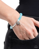 Paparazzi "Devout Debut" Blue Bracelet Paparazzi Jewelry