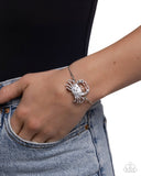 Paparazzi "CRAB Walk" White Bracelet Paparazzi Jewelry