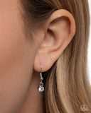 Paparazzi "Faithfully Fierce" White Necklace & Earring Set Paparazzi Jewelry