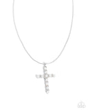 Paparazzi "Holy Harmony" White Necklace & Earring Set Paparazzi Jewelry
