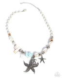 Paparazzi "Coastal Cameo" Blue Necklace & Earring Set Paparazzi Jewelry