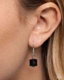 Paparazzi "Reliant Rows" Black Necklace & Earring Set Paparazzi Jewelry