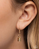 Paparazzi "Sleek Suite" Gold Necklace & Earring Set Paparazzi Jewelry