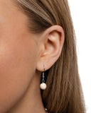 Paparazzi "Limitless Longhorn" White Necklace & Earring Set Paparazzi Jewelry