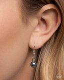 Paparazzi "Dolphin Dive" Silver Necklace & Earring Set Paparazzi Jewelry