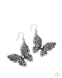 Paparazzi "Fresh Flutter" White Earrings Paparazzi Jewelry