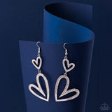 Paparazzi "Power Couple" White Earrings Paparazzi Jewelry