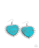 Paparazzi "Dazzling Damsel" Blue Earrings Paparazzi Jewelry